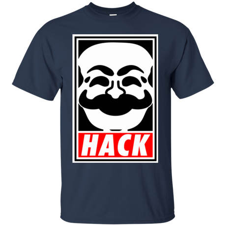 T-Shirts Navy / Small Hack society T-Shirt