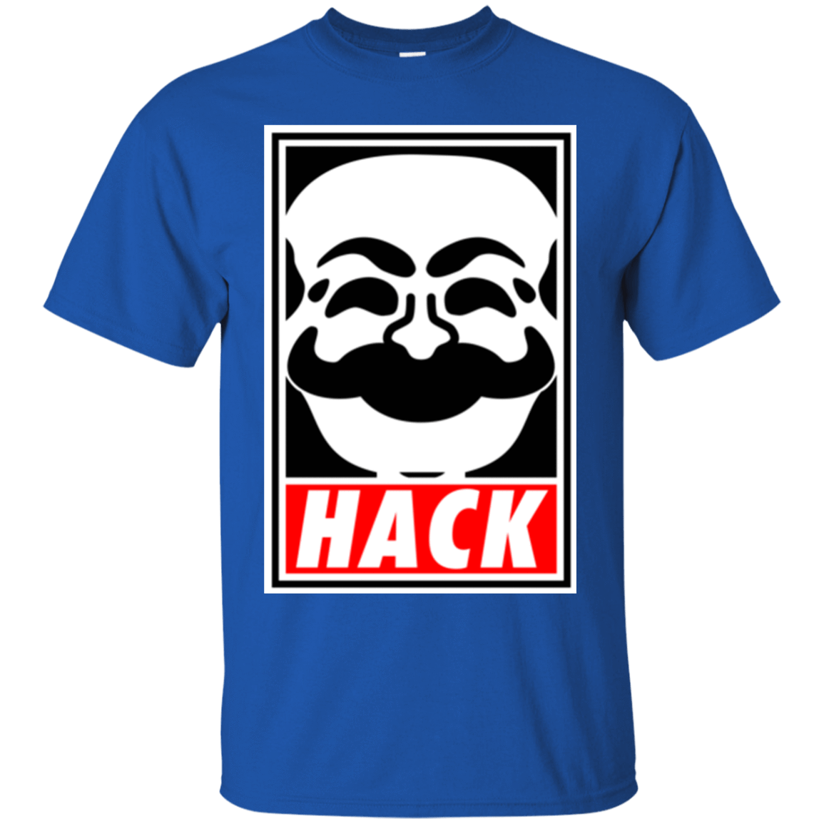 T-Shirts Royal / Small Hack society T-Shirt