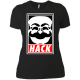 T-Shirts Black / X-Small Hack society Women's Premium T-Shirt