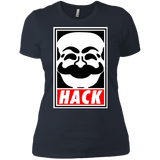 T-Shirts Indigo / X-Small Hack society Women's Premium T-Shirt