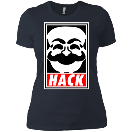 T-Shirts Indigo / X-Small Hack society Women's Premium T-Shirt