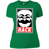 T-Shirts Kelly Green / X-Small Hack society Women's Premium T-Shirt
