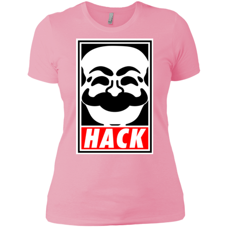 T-Shirts Light Pink / X-Small Hack society Women's Premium T-Shirt