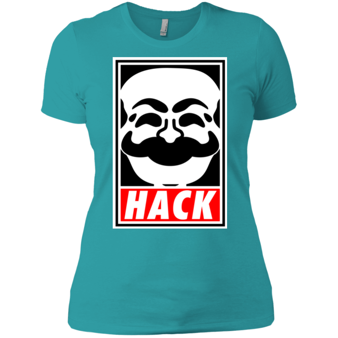 T-Shirts Tahiti Blue / X-Small Hack society Women's Premium T-Shirt