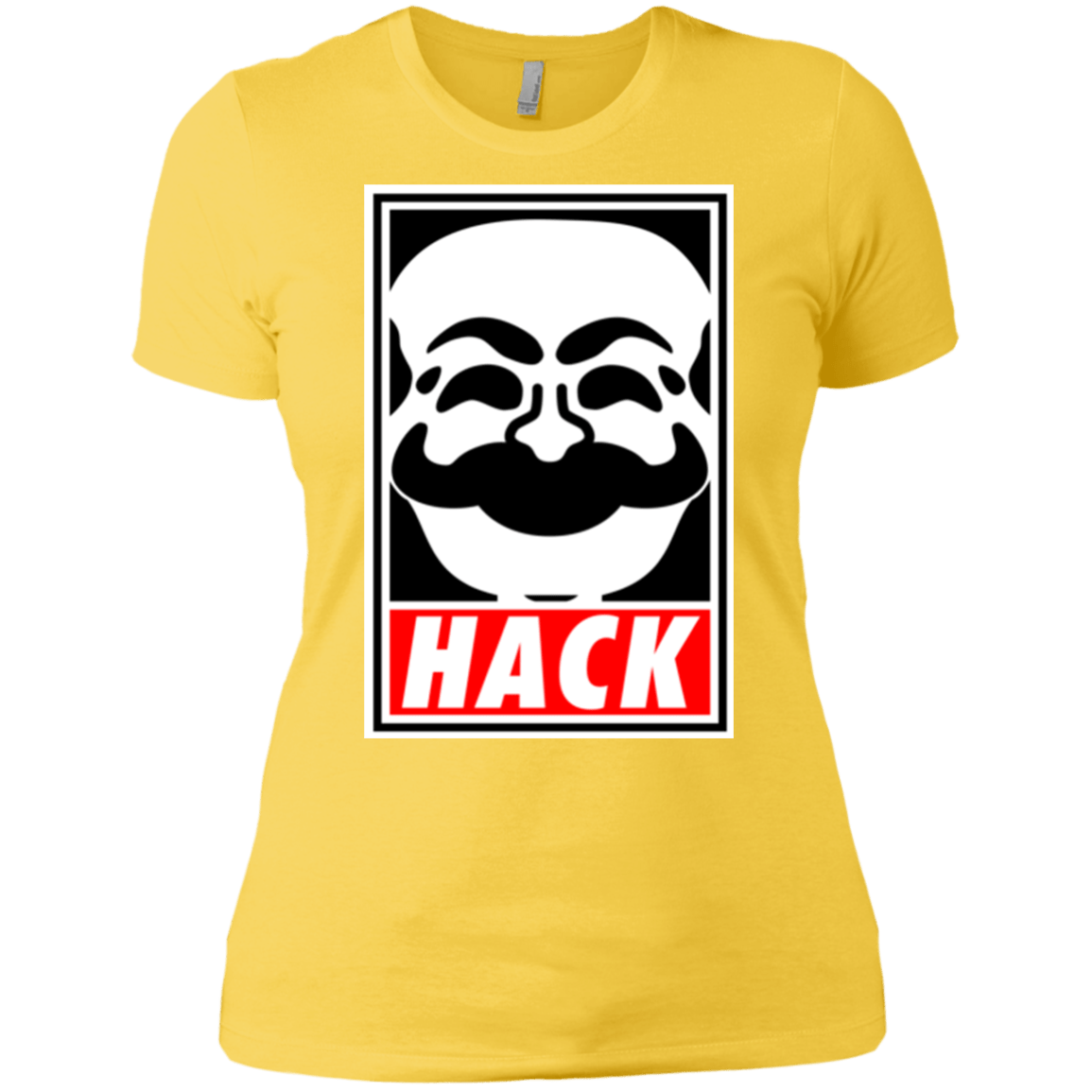 T-Shirts Vibrant Yellow / X-Small Hack society Women's Premium T-Shirt