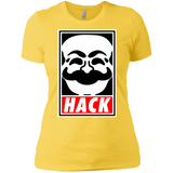 T-Shirts Vibrant Yellow / X-Small Hack society Women's Premium T-Shirt