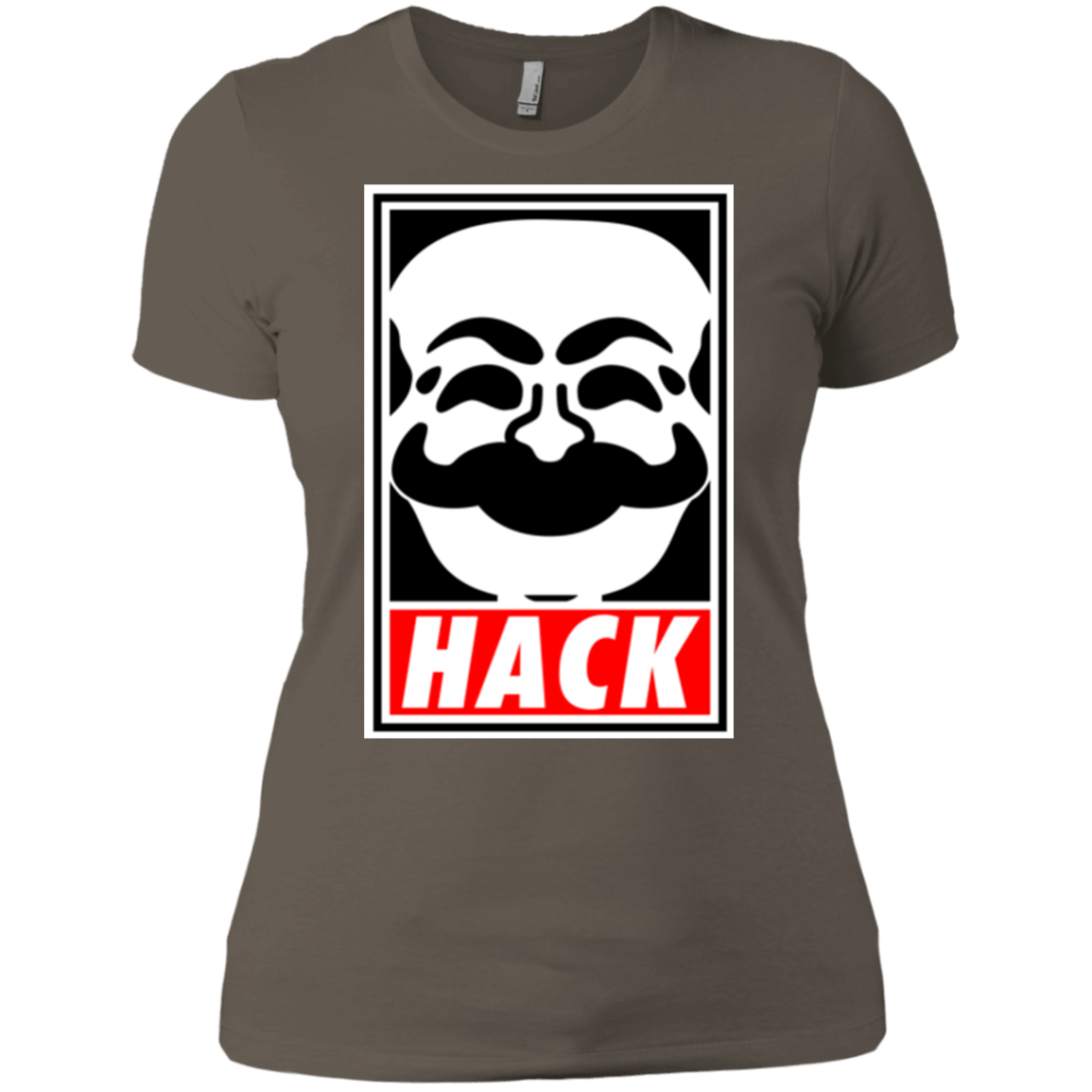 T-Shirts Warm Grey / X-Small Hack society Women's Premium T-Shirt