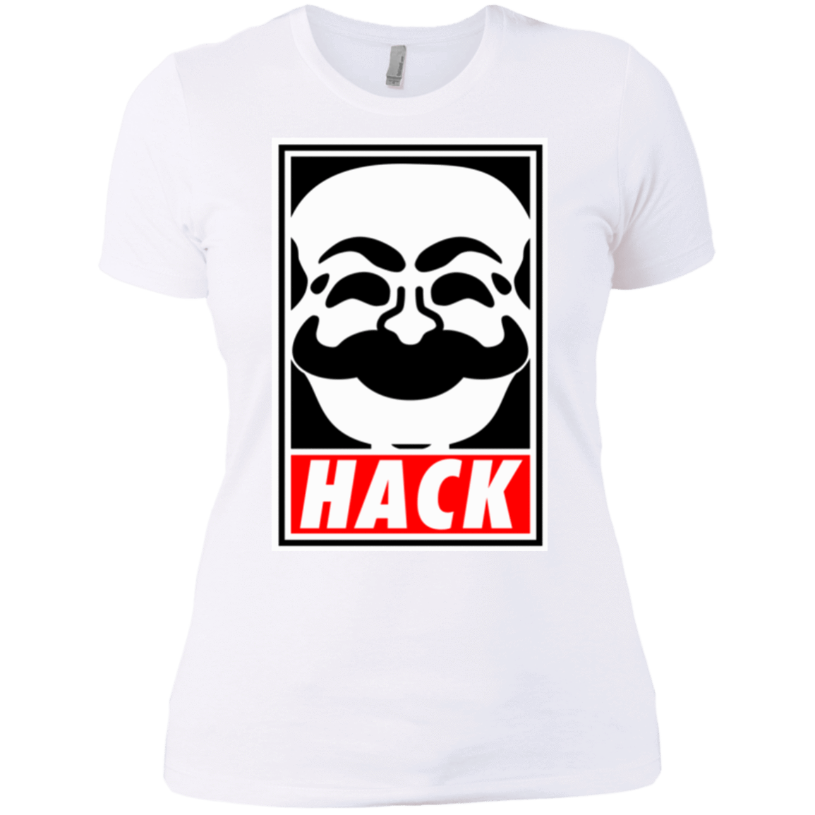 T-Shirts White / X-Small Hack society Women's Premium T-Shirt