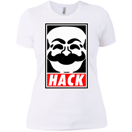 T-Shirts White / X-Small Hack society Women's Premium T-Shirt