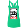 T-Shirts Envy / X-Small Hack society Women's Triblend Racerback Tank