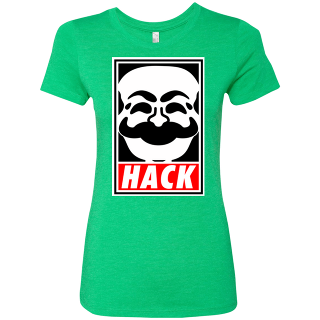 T-Shirts Envy / Small Hack society Women's Triblend T-Shirt