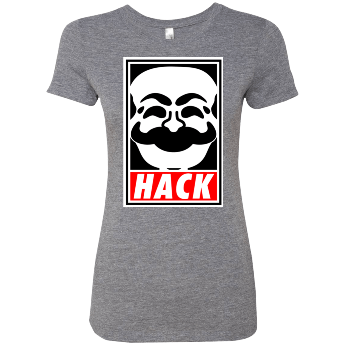 T-Shirts Premium Heather / Small Hack society Women's Triblend T-Shirt