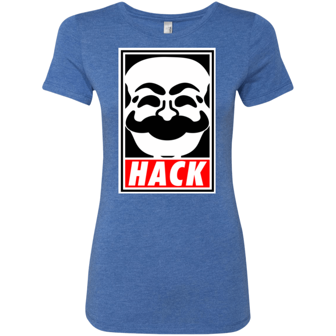 T-Shirts Vintage Royal / Small Hack society Women's Triblend T-Shirt