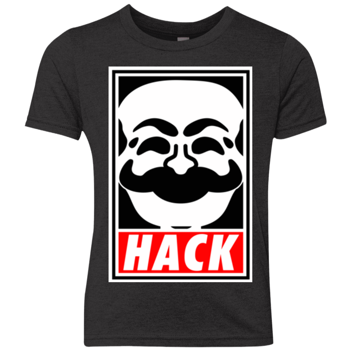 T-Shirts Vintage Black / YXS Hack society Youth Triblend T-Shirt