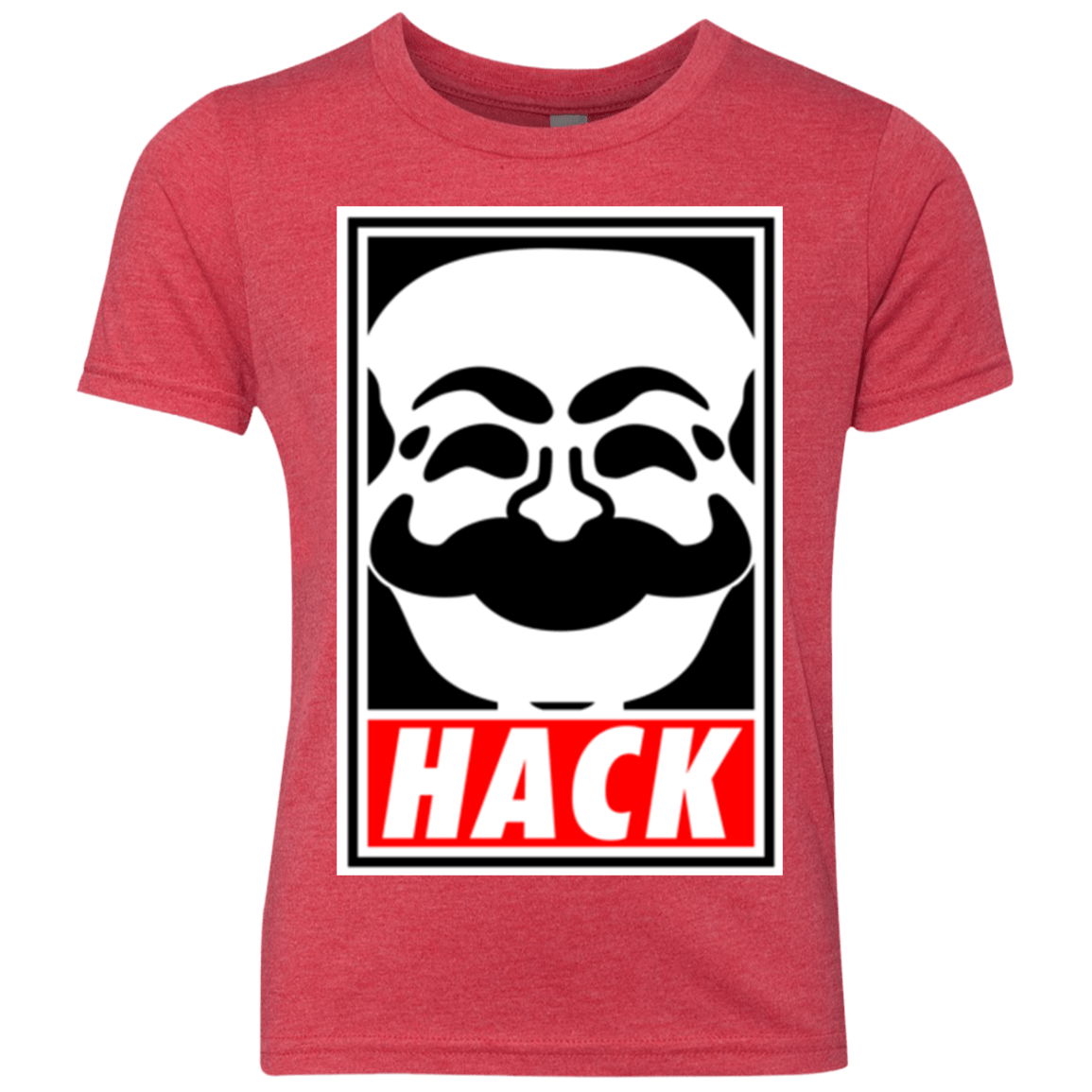 T-Shirts Vintage Red / YXS Hack society Youth Triblend T-Shirt