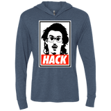 T-Shirts Indigo / X-Small Hack Triblend Long Sleeve Hoodie Tee