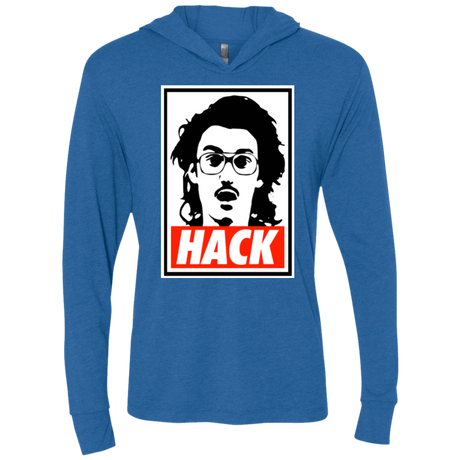 T-Shirts Vintage Royal / X-Small Hack Triblend Long Sleeve Hoodie Tee