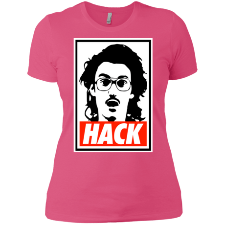 T-Shirts Hot Pink / X-Small Hack Women's Premium T-Shirt