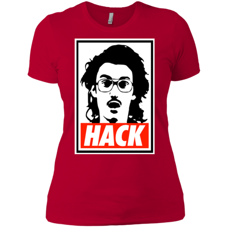 T-Shirts Red / X-Small Hack Women's Premium T-Shirt