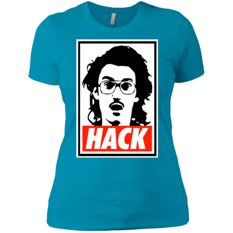 T-Shirts Turquoise / X-Small Hack Women's Premium T-Shirt