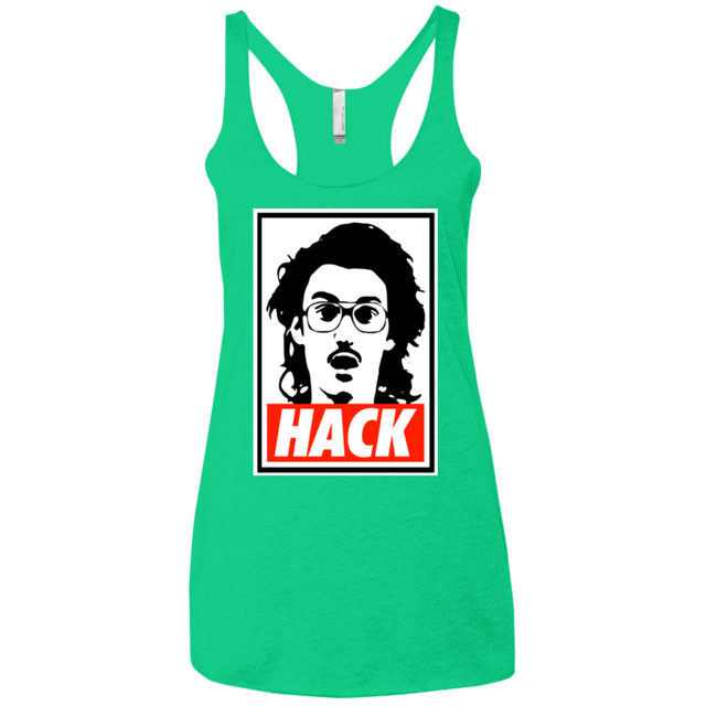 T-Shirts Envy / X-Small Hack Women's Triblend Racerback Tank