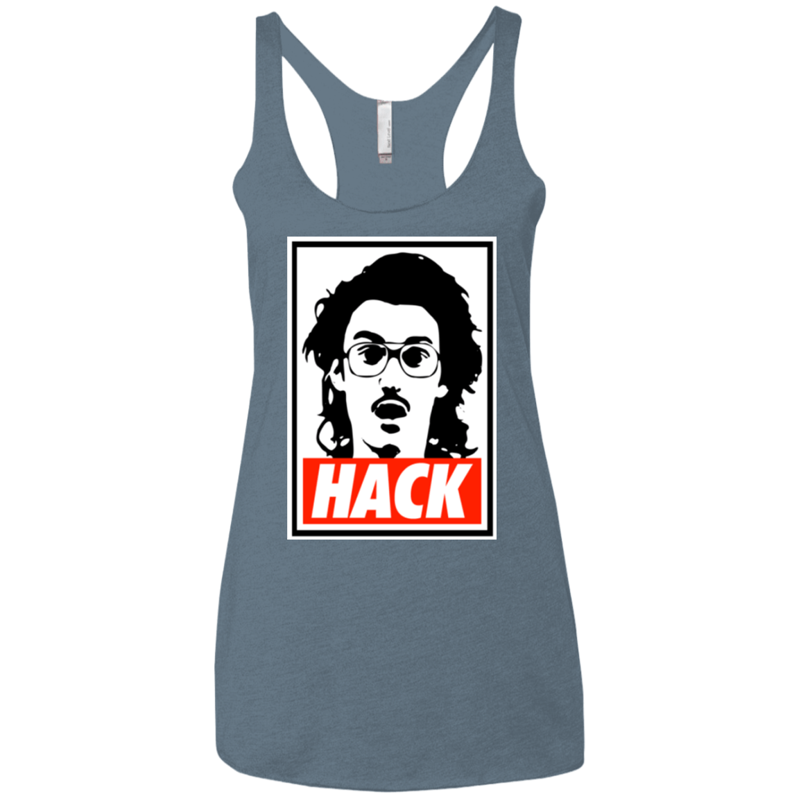 T-Shirts Indigo / X-Small Hack Women's Triblend Racerback Tank