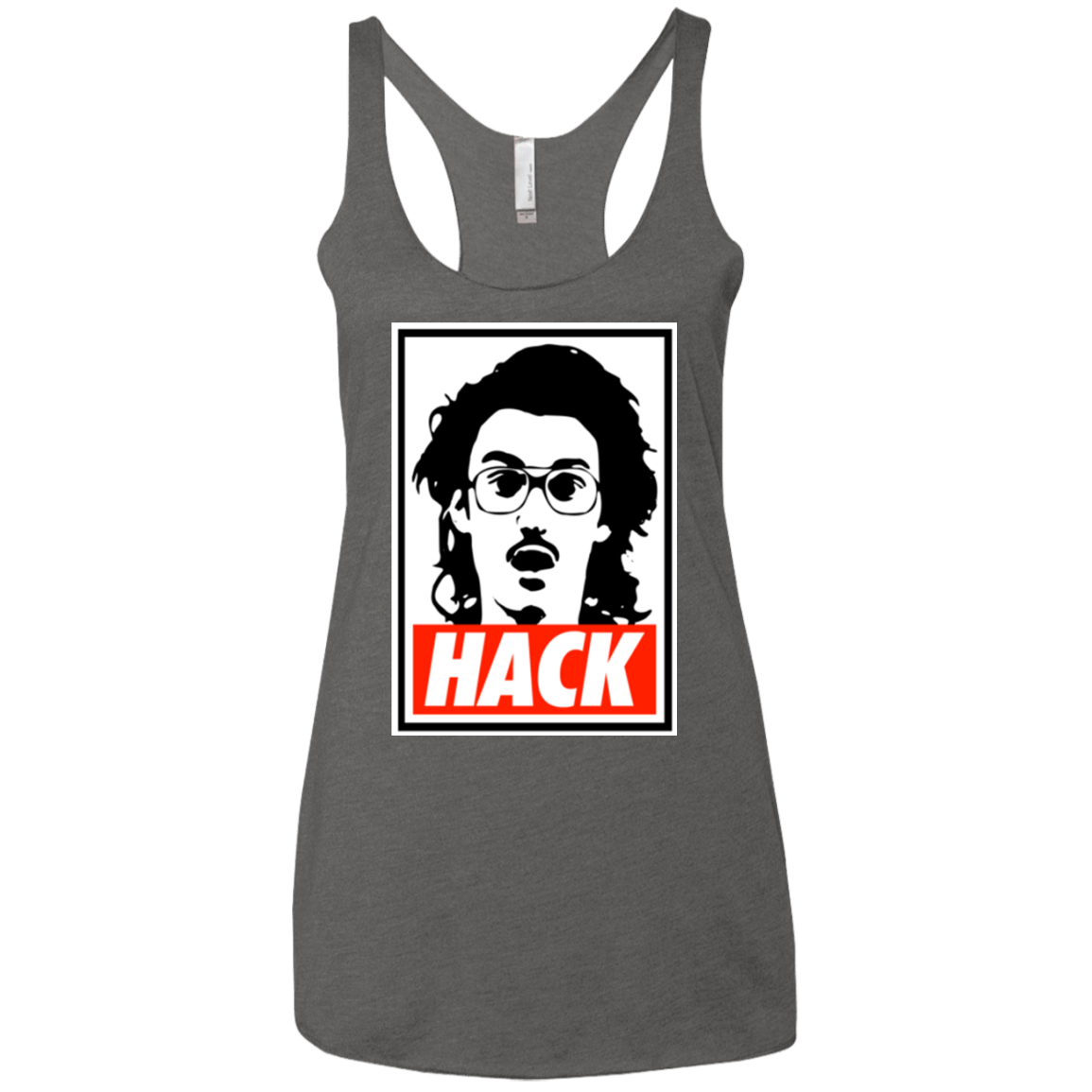 T-Shirts Premium Heather / X-Small Hack Women's Triblend Racerback Tank