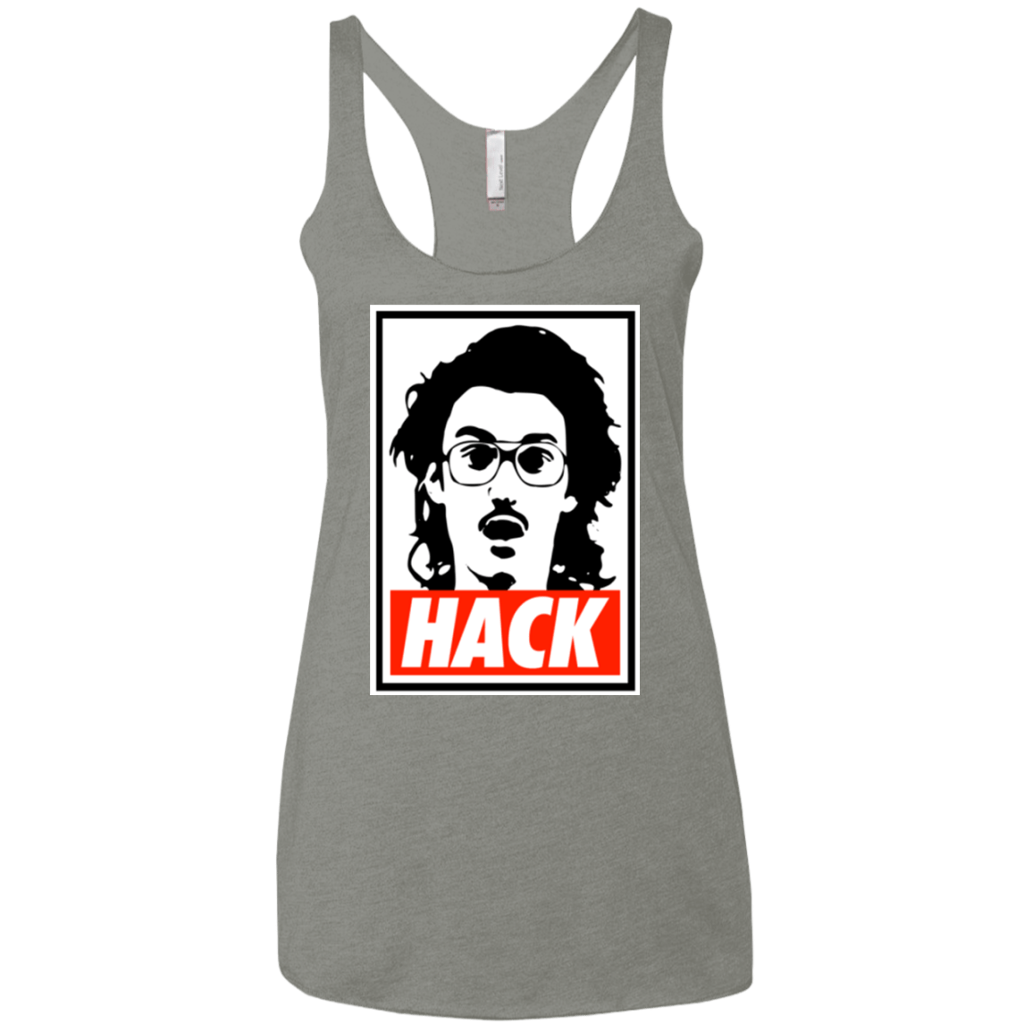 T-Shirts Venetian Grey / X-Small Hack Women's Triblend Racerback Tank