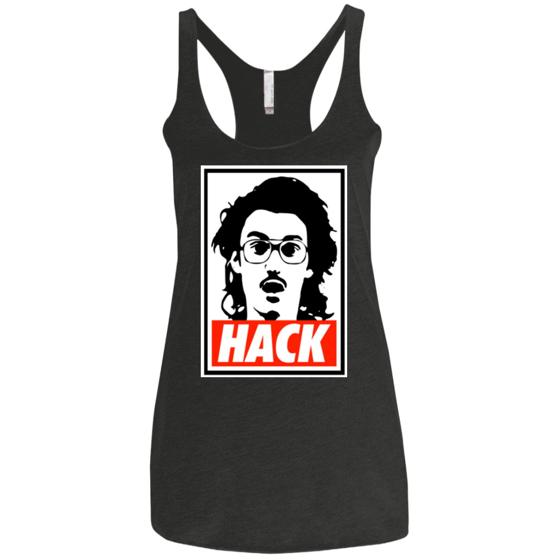 T-Shirts Vintage Black / X-Small Hack Women's Triblend Racerback Tank