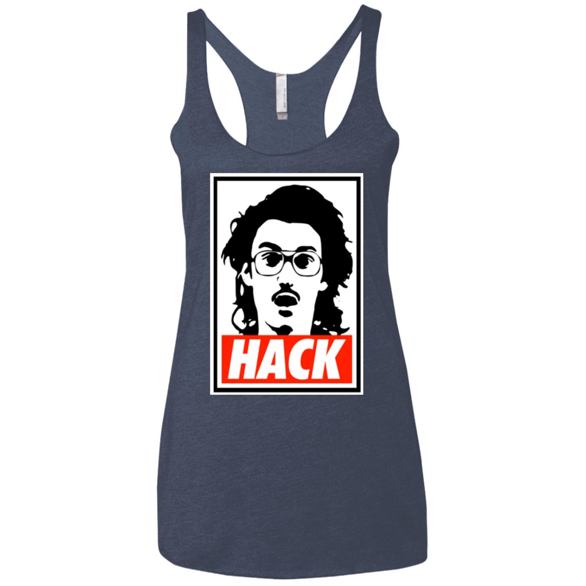 T-Shirts Vintage Navy / X-Small Hack Women's Triblend Racerback Tank
