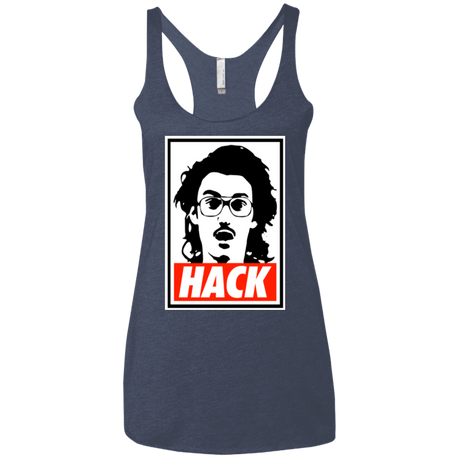 T-Shirts Vintage Navy / X-Small Hack Women's Triblend Racerback Tank