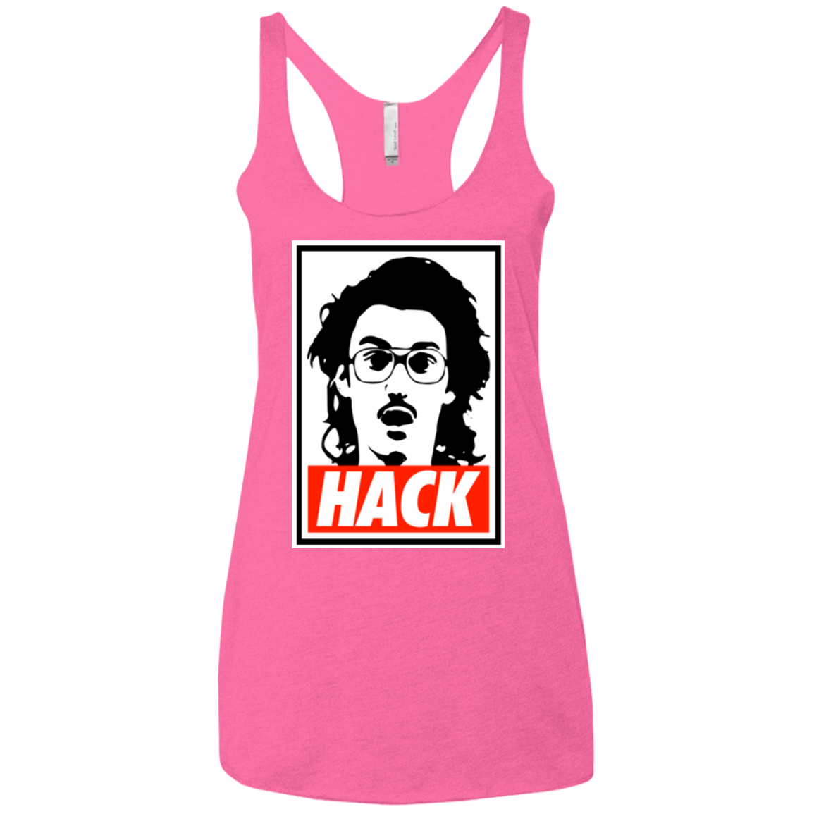 T-Shirts Vintage Pink / X-Small Hack Women's Triblend Racerback Tank