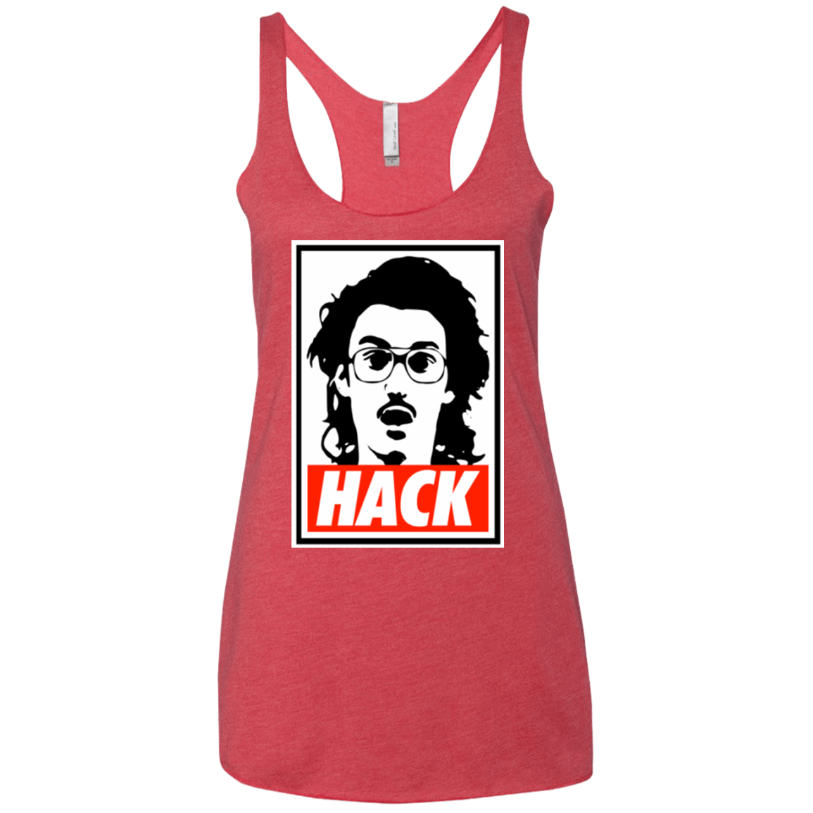 T-Shirts Vintage Red / X-Small Hack Women's Triblend Racerback Tank