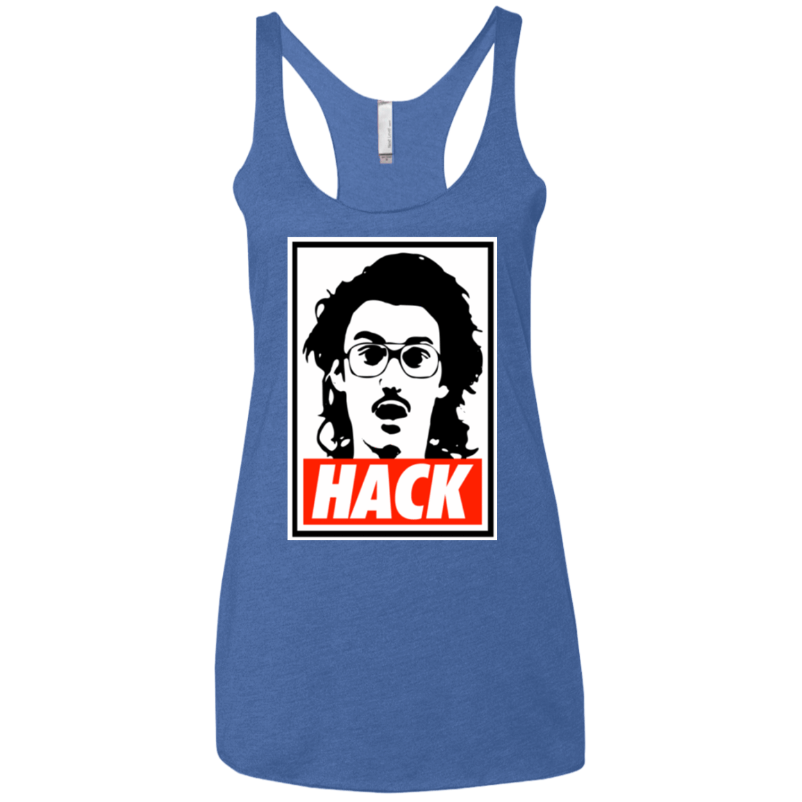 T-Shirts Vintage Royal / X-Small Hack Women's Triblend Racerback Tank