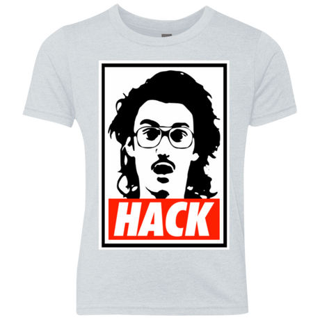 T-Shirts Heather White / YXS Hack Youth Triblend T-Shirt