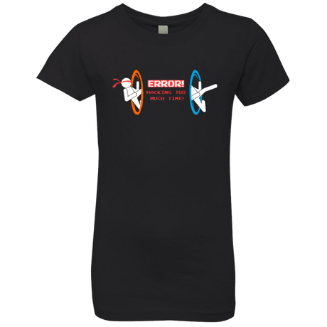 T-Shirts Black / YXS Hacking Error Girls Premium T-Shirt
