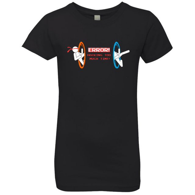 T-Shirts Black / YXS Hacking Error Girls Premium T-Shirt