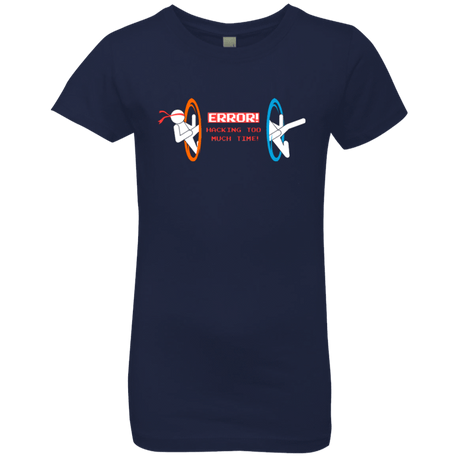 T-Shirts Midnight Navy / YXS Hacking Error Girls Premium T-Shirt
