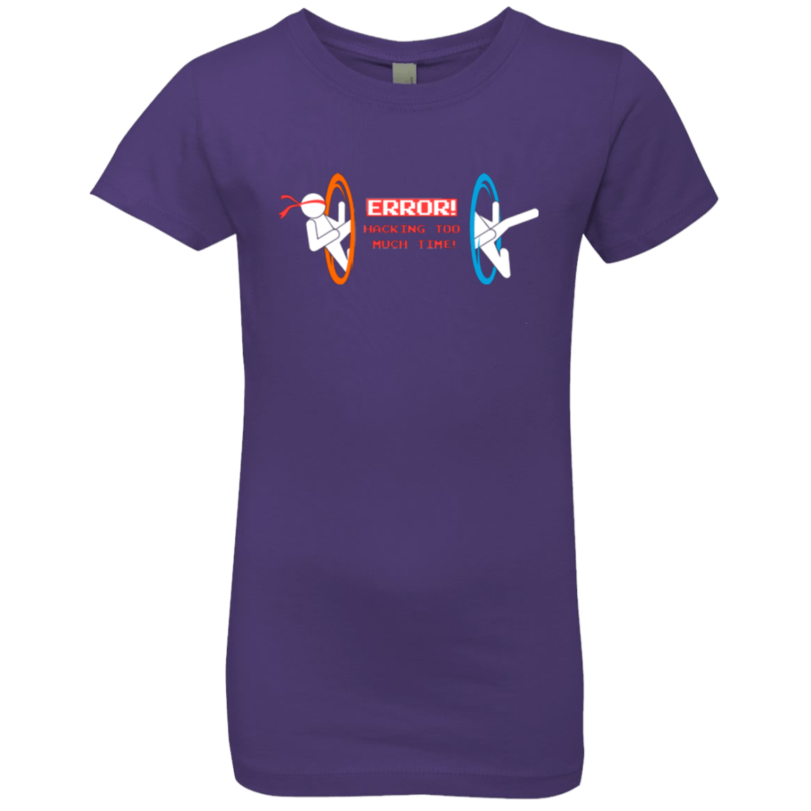 T-Shirts Purple Rush / YXS Hacking Error Girls Premium T-Shirt
