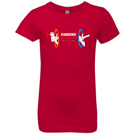 T-Shirts Red / YXS Hacking Error Girls Premium T-Shirt