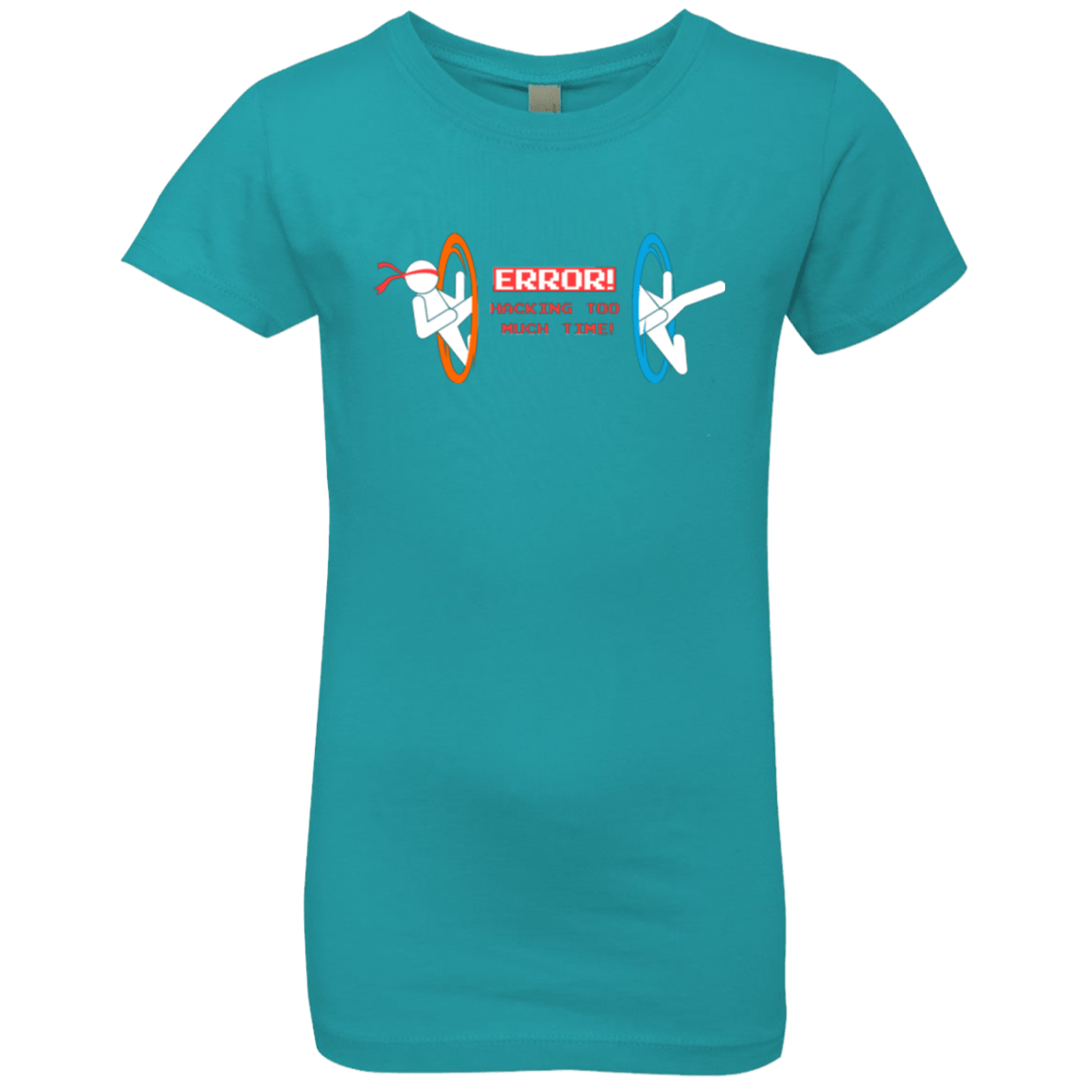 T-Shirts Tahiti Blue / YXS Hacking Error Girls Premium T-Shirt