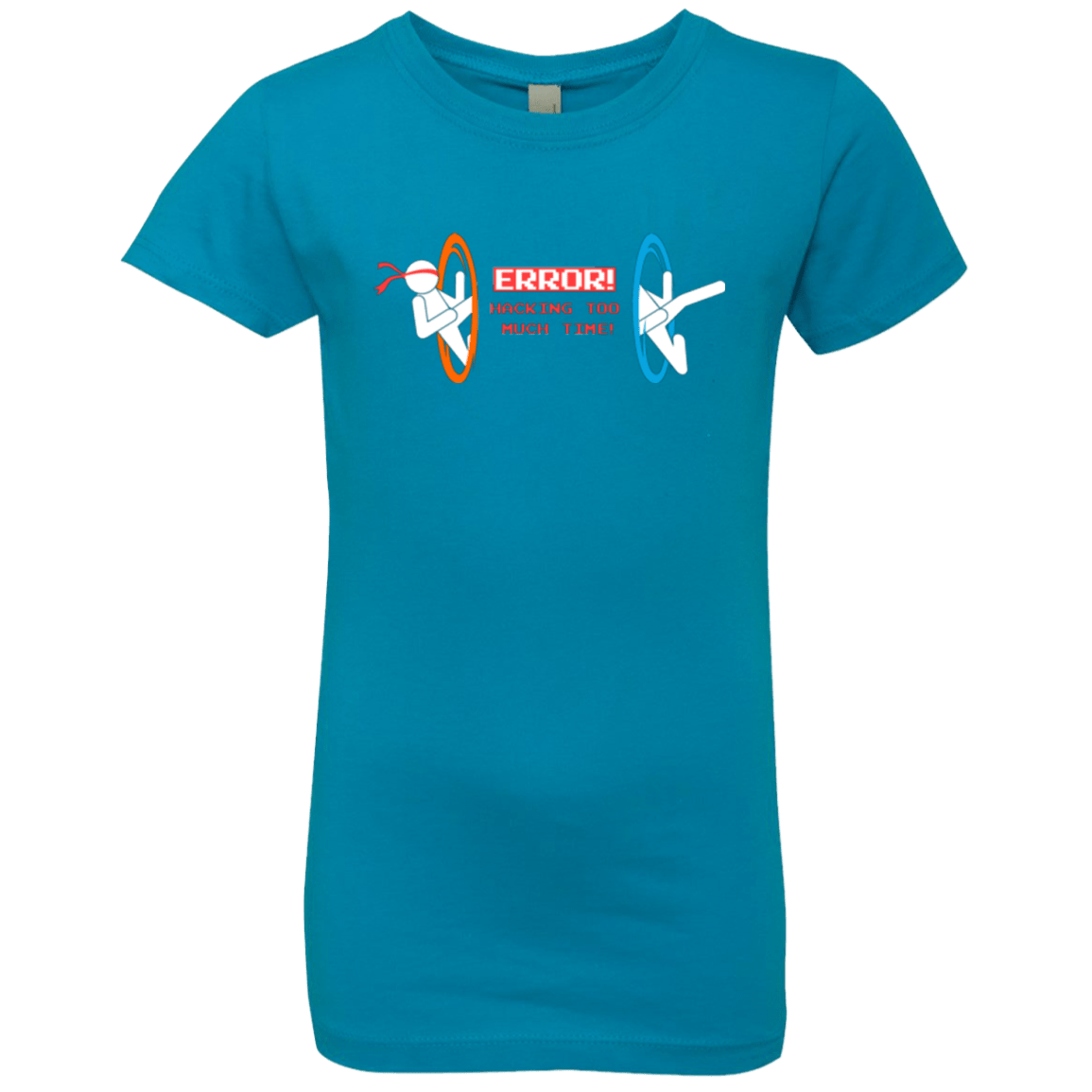 T-Shirts Turquoise / YXS Hacking Error Girls Premium T-Shirt