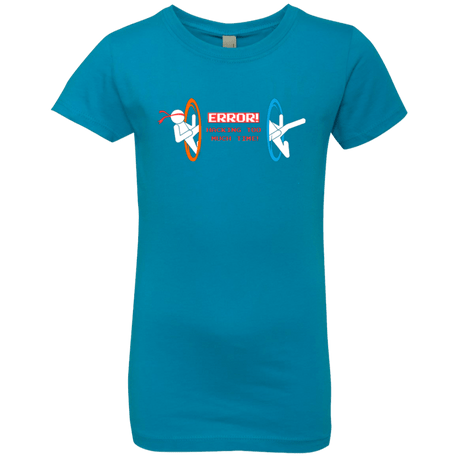 T-Shirts Turquoise / YXS Hacking Error Girls Premium T-Shirt