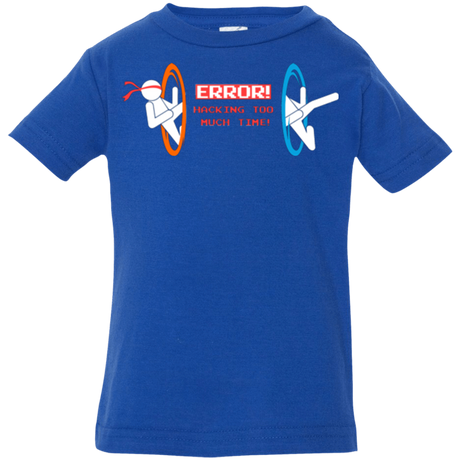 T-Shirts Royal / 6 Months Hacking Error Infant Premium T-Shirt
