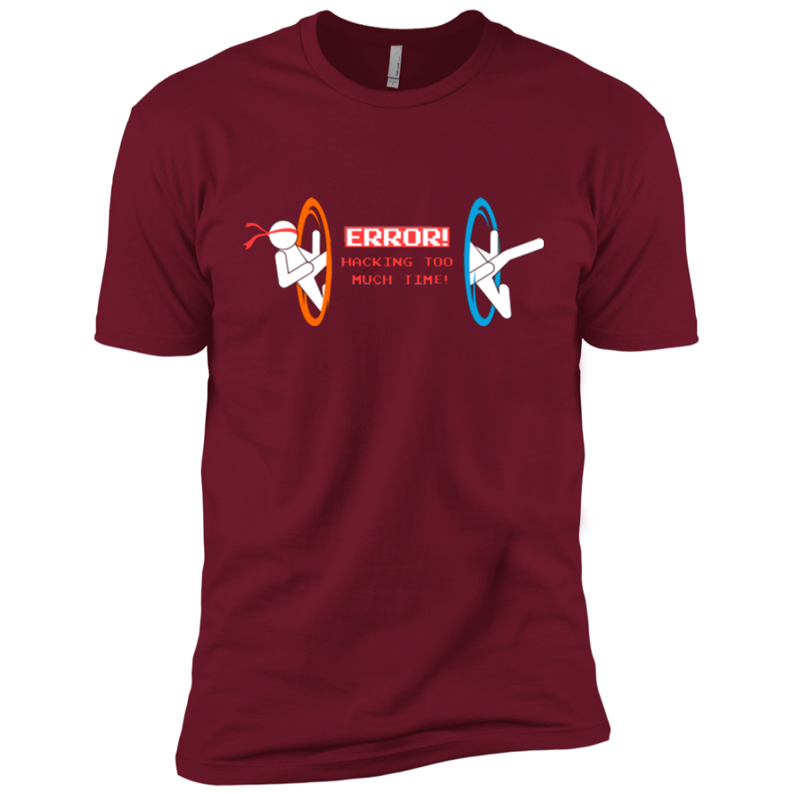 T-Shirts Cardinal / X-Small Hacking Error Men's Premium T-Shirt