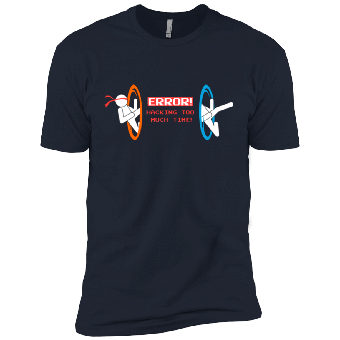 T-Shirts Midnight Navy / X-Small Hacking Error Men's Premium T-Shirt