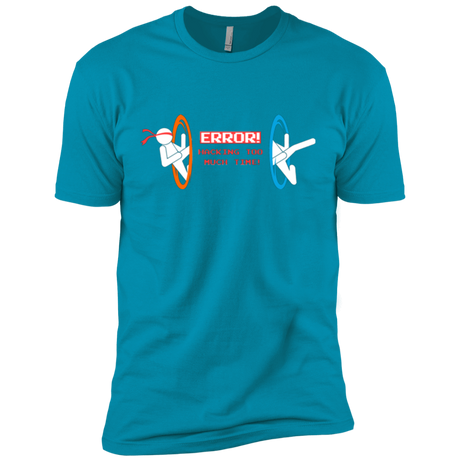 T-Shirts Turquoise / X-Small Hacking Error Men's Premium T-Shirt
