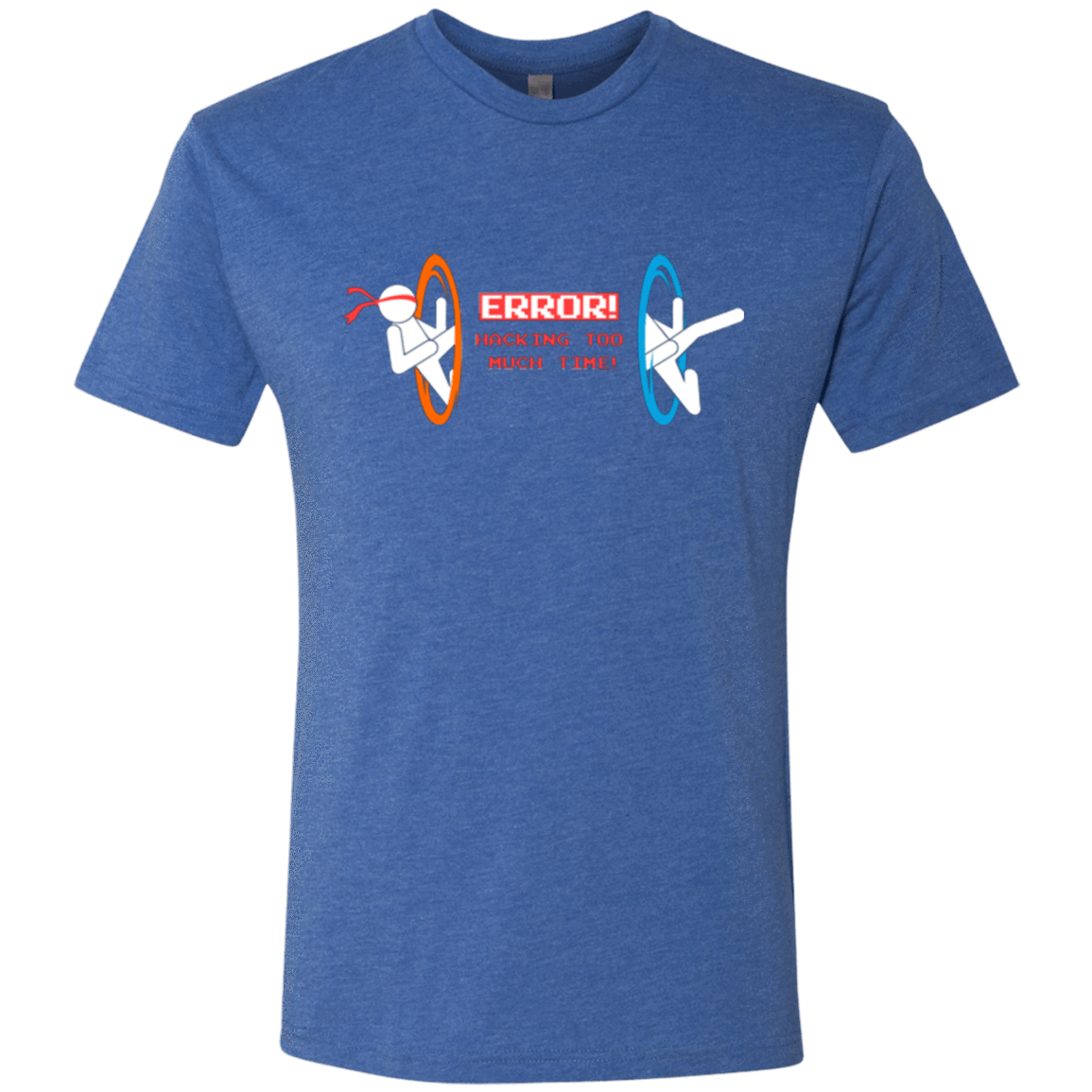 T-Shirts Vintage Royal / Small Hacking Error Men's Triblend T-Shirt