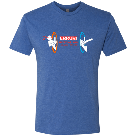 T-Shirts Vintage Royal / Small Hacking Error Men's Triblend T-Shirt