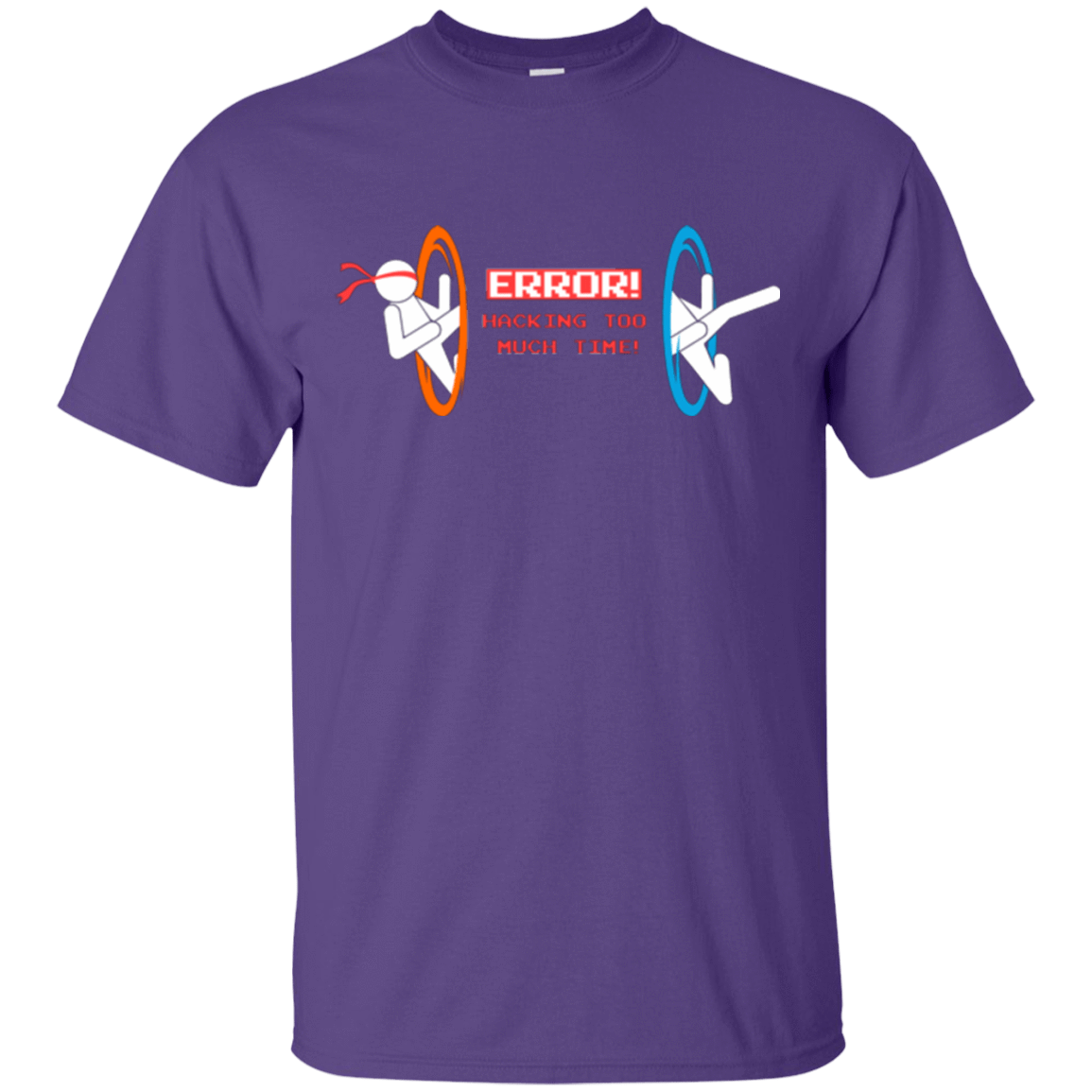 T-Shirts Purple / Small Hacking Error T-Shirt